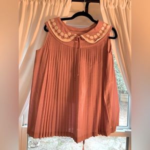 VINTAGE Pregnancy top and skirt ensemble